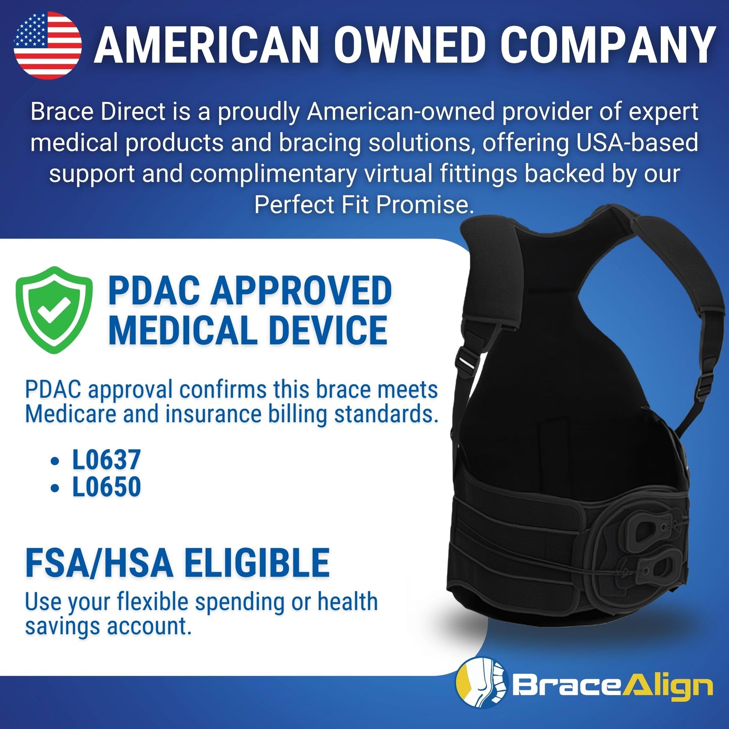 ComfortCore TLSO Back Brace - Thoracic Lumbar Spine Support for Kyphosis, Herniated Disc, Spinal Stenosis & Back Pain - Adjustable Posture Correction - L0456 L0457 (OSFM - UNIVERSAL)