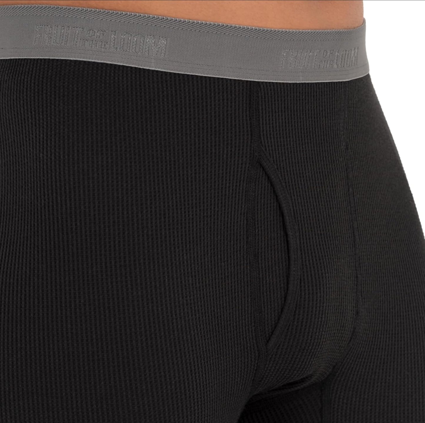 Fruit of the Loom Herren Premium Waffel-Thermo-Unterwäsche lange Unterhose aus recyceltem Material (1er-, 2er-, 3er- und 4er-Pack)