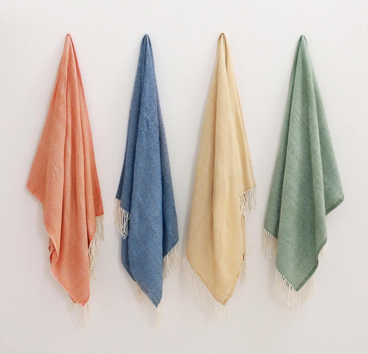 Cozy Up with the BOURINA Herringbone Throw Blanket