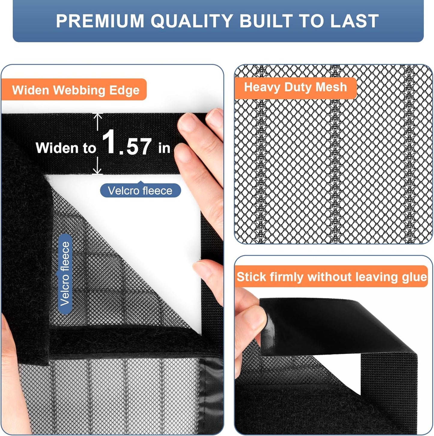 Magnetic Screen Door Mesh for Fresh Air and Bug-Free Living