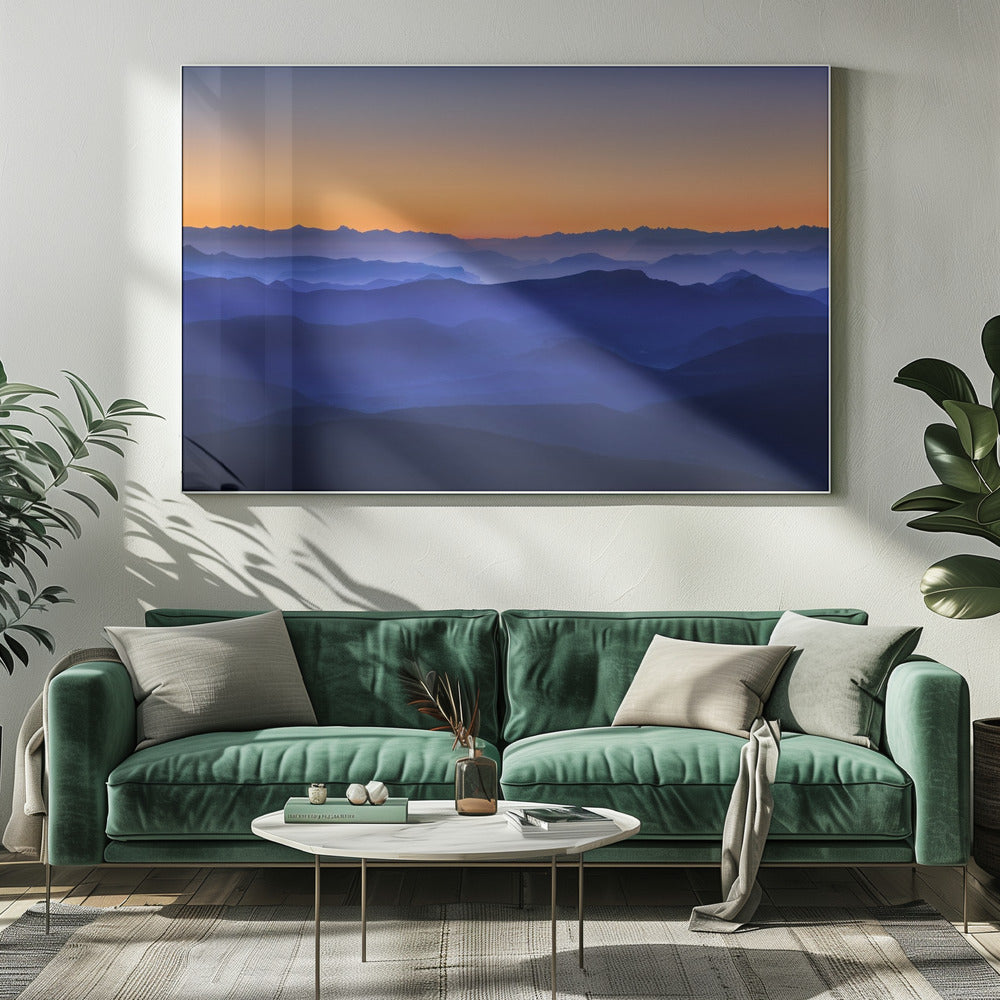 Wall art Misty Mountains
