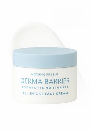 Derma Barrier Soothing & Hydrating All-in-One Gel Cream, Skin Barrier Repair Face Moisturizer with CICA, Panthenol, and Shea Butter, Vegan, EWG Green, Hypoallergenic for Sensitive Skin, 3.52 Oz