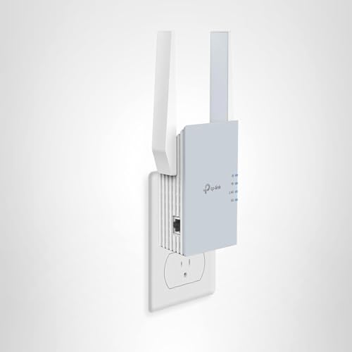 TP-Link AC1200 WiFi Repeater, 2023 Engadget Best Budget Pick, 1.2 Gbit/s Signalverstärker für Zuhause, Dualband 5 GHz/2.4 GHz, deckt bis zu 140 m² und 30 Geräte ab, unterstützt Onemesh, ein Ethernet-Port (RE315)