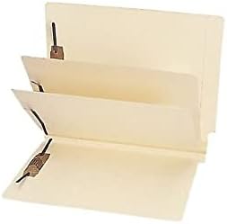 End-Tab Classification Folders, 2-Dividers, Manila, 75/Carton (35483B)