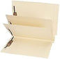 End-Tab Classification Folders, 2-Dividers, Manila, 75/Carton (35483B)