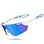 White Frame-blue Lens