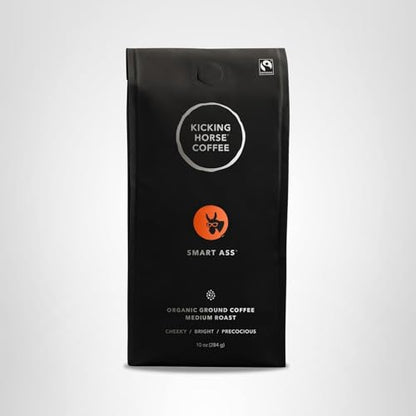 Kicking Horse Kaffee, Three Sisters, e, Mittlere Röstung, Gemahlen, 283 g – Zertifizierter Bio-Kaffee, Fairtrade, Koscher