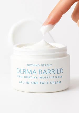 Derma Barrier Soothing & Hydrating All-in-One Gel Cream, Skin Barrier Repair Face Moisturizer with CICA, Panthenol, and Shea Butter, Vegan, EWG Green, Hypoallergenic for Sensitive Skin, 3.52 Oz