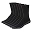 12-14Black/Grey Foot Bottom - 6 Pack