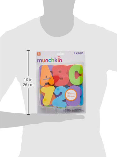 Munchkin® Learn™ Bade-Buchstaben und -Zahlen 36-teiliges Badespielzeug für Kleinkinder