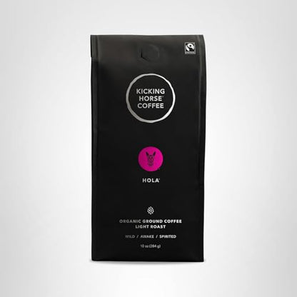 Kicking Horse Kaffee, Three Sisters, e, Mittlere Röstung, Gemahlen, 283 g – Zertifizierter Bio-Kaffee, Fairtrade, Koscher