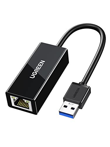 UGREEN USB-auf-Ethernet-Adapter, 1000 MBit/s Plug-and-Play-Ethernet-Adapter mit USB 3.0, treiberfrei, RJ45 LAN-Netzwerk-Dongle, kompatibel mit Nintendo Switch, Laptop, PC, MacBook, Windows, macOS, Linux