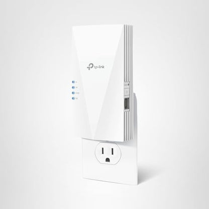 TP-Link AC1200 WiFi Repeater, 2023 Engadget Best Budget Pick, 1.2 Gbit/s Signalverstärker für Zuhause, Dualband 5 GHz/2.4 GHz, deckt bis zu 140 m² und 30 Geräte ab, unterstützt Onemesh, ein Ethernet-Port (RE315)