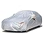Kayme 6 Lagen Autoabdeckung, maßgeschneidert für Ford Mustang/Shelby (1964-2025), wasserdicht, für jedes Wetter, für Automobile, Outdoor, Vollschutz vor Regen, Sonne, UV-Strahlung. Silber