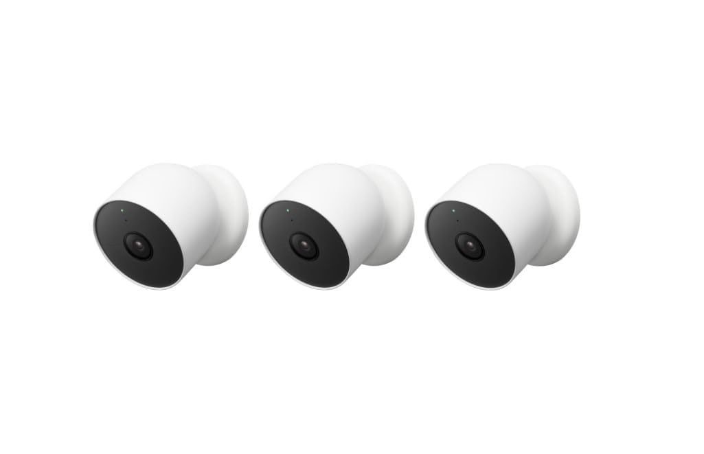 Google Nest Cam Indoor (Wired, 3rd gen) - 2K Video and Gemini
