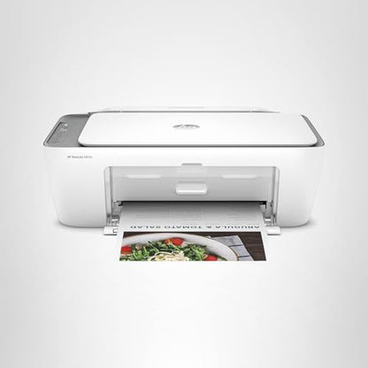 HP DeskJet 2855e kabelloser All-in-One Farb-Tintenstrahldrucker, Scanner, Kopierer, ideal für zu Hause, 3 Monate Instant Ink inklusive, Single-Band Wi-Fi Konnektivität (588S5A)