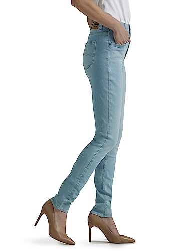Lee Damen Ultra Lux Comfort mit Flex Motion Skinny Leg Jeans mit Ever Fit, Schwarz, 10