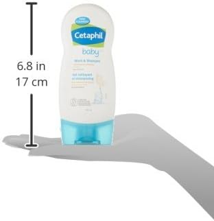 Cetaphil Baby Wasch & Shampoo mit Bio-Ringelblume – tränenfrei – ohne Parabene, Farbstoffe und Mineralöle – 400ml Pumpspender