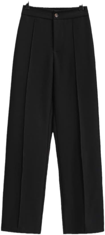 Women Chic Office Straight Pants