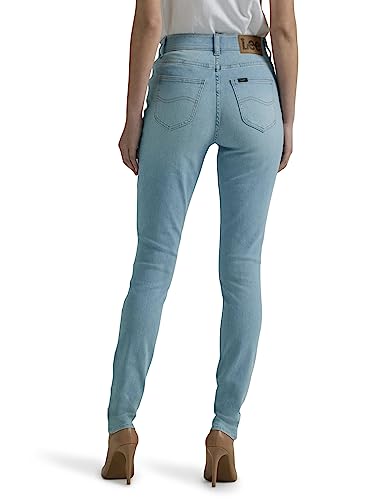 Lee Damen Ultra Lux Comfort mit Flex Motion Skinny Leg Jeans mit Ever Fit, Schwarz, 10