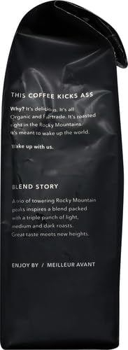Kicking Horse Kaffee, Three Sisters, e, Mittlere Röstung, Gemahlen, 283 g – Zertifizierter Bio-Kaffee, Fairtrade, Koscher