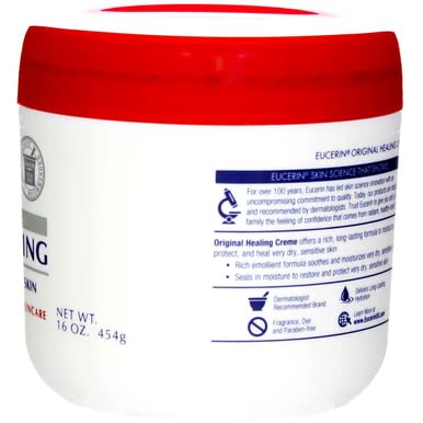 Eucerin Original Healing Creme 16 oz (Pack of 8)