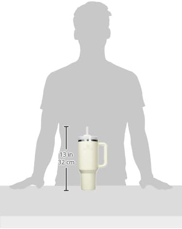 Vaso Stanley Quencher H2.0 con asa y pajita de 40 oz | Tapa Flowstate de 3 posiciones | Compatible con portavasos para viajes | Vaso térmico de acero inoxidable | Sin BPA | Arándano