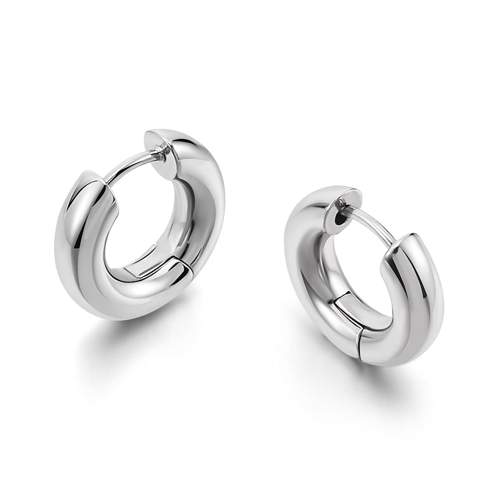 5/8" Hoop Silver