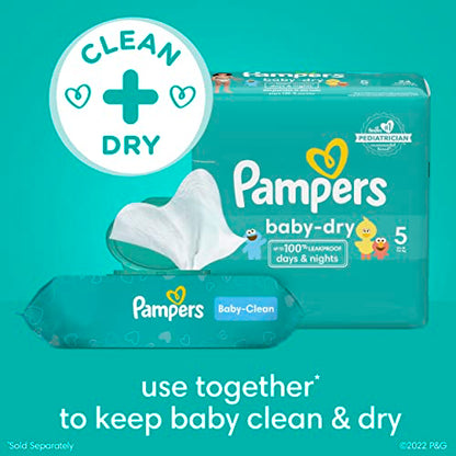 Pampers Baby-Feuchttücher, Complete Clean, Baby Fresh Duft, reinigt sanft von Kopf bis Fuß, 216 Stück (3 Packungen mit wiederverschließbarem Deckel)