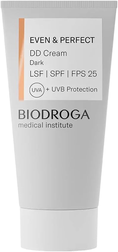 BIODROGA Medical Institute - Even & Perfect DD Cream Dark SPF 25 30 ml - Face Cream, Complexion Optimisation, UV Protection, Concealing Imperfections, Care Cream, Paraben-Free, Silicone-Free