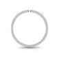 LUCKYJEWUS Small Thin Gold or Sterling Silver Nose Ring Hoop for Women, Tiny Nose Piercing jewelry
