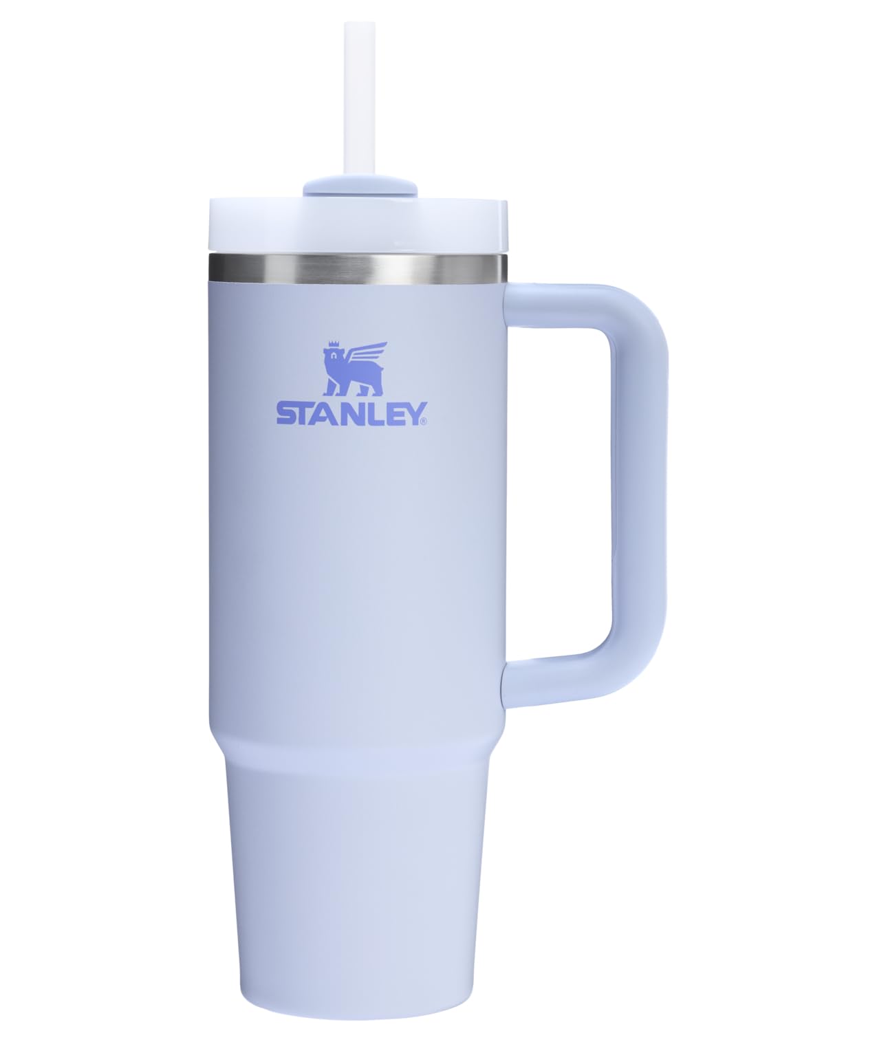 Stanley Quencher H2.0 Tumbler with Handle and Straw 40 oz | Flowstate 3-Position Lid | Cup Holder Compatible for Travel | Insulated Stainless Steel Cup | BPA-Free | Almond Rose
