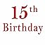 15th Birthday-2026