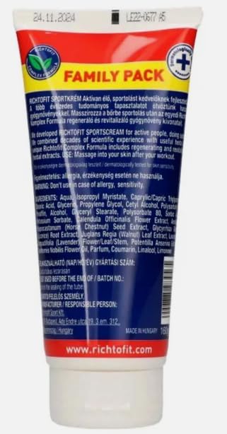 Sport Massage Cream (Pack of 12) – Natural Herbal Muscle Care for Warm-Up & Recovery – Enriched with 7 Plant Extracts – 12 x 5.6 oz (160g)