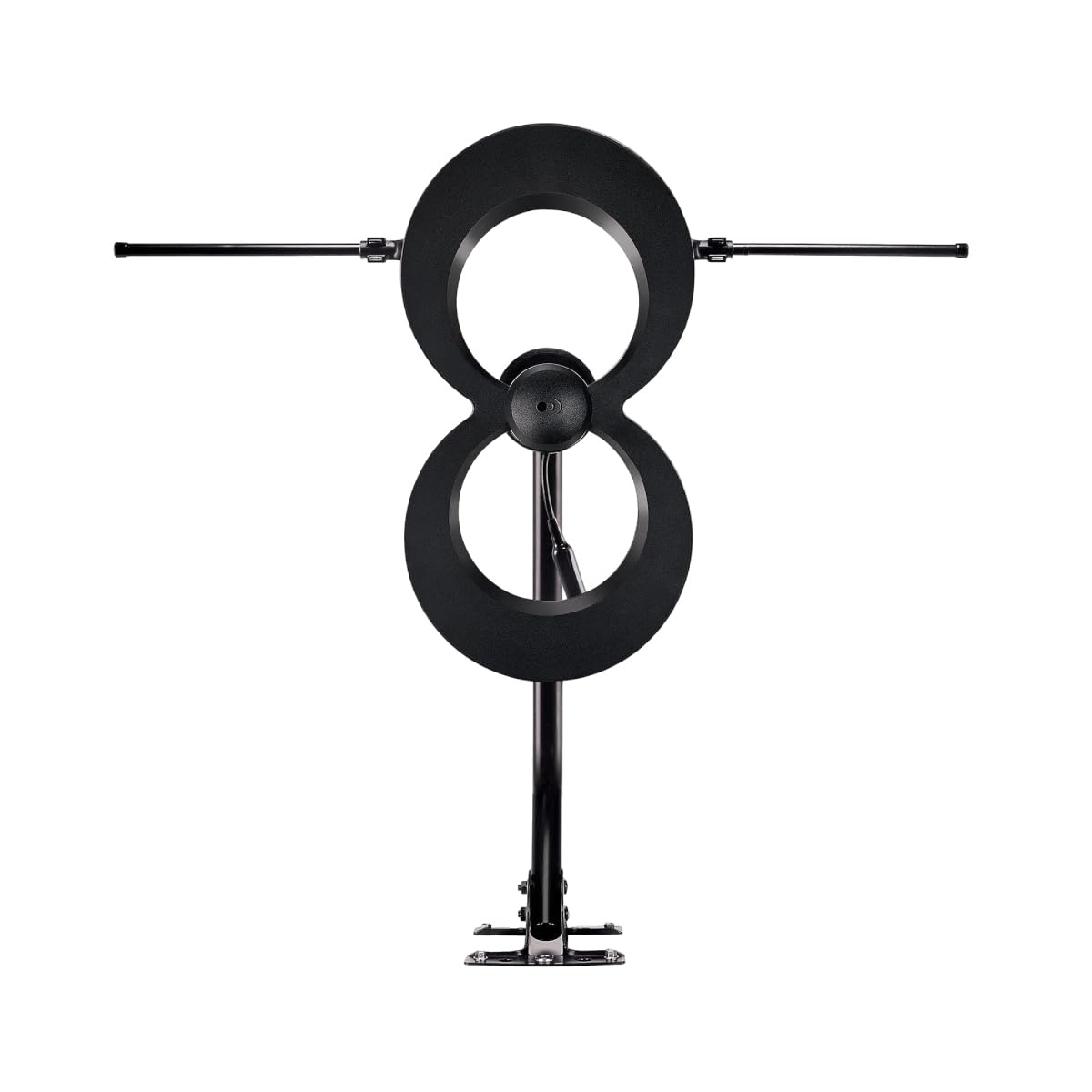 Antennas Direct ClearStream 2V Indoor Outdoor TV Antenna UHF VHF Multi-Directional, 60+ Mile Range, 4K 8K UHD, NEXTGEN TV – w/Reflector, 20-inch Mast