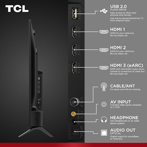 TCL 43-Inch Q6 QLED 4K UHD Smart TV with Fire TV (43Q651F, 2025 Model) Dolby Vision, HDR PRO+, Dolby Atmos, Alexa Built-in with Voice Remote, Apple AirPlay 2 Compatibility, Streaming Television
