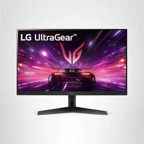 LG 24G411A-B 24 Zoll Ultragear Full HD (1920 x 1080) IPS Gaming Monitor, 144Hz (Übertaktet), 1ms MBR, NVIDIA G-Sync Kompatibel, AMD FreeSync, HDR10, HDMI, DisplayPort, Schlanker Standfuß, Schwarz