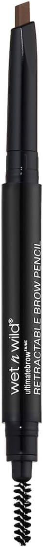 wet n wild Ultimate Eyebrow Retractable Definer Pencil, doppelseitig, feine Spitze, formt, definiert, füllt Augenbrauen aus - Dark Brown