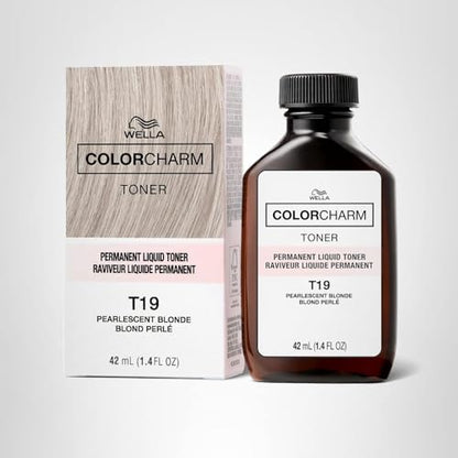 COLORCHARM Permanente Flüssigtönungen | Neutralisiert Gelbstich | Frei von Parabenen | Vegan | T18 Hellstes Aschblond | 41 ml
