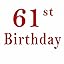 61st Birthday-2026