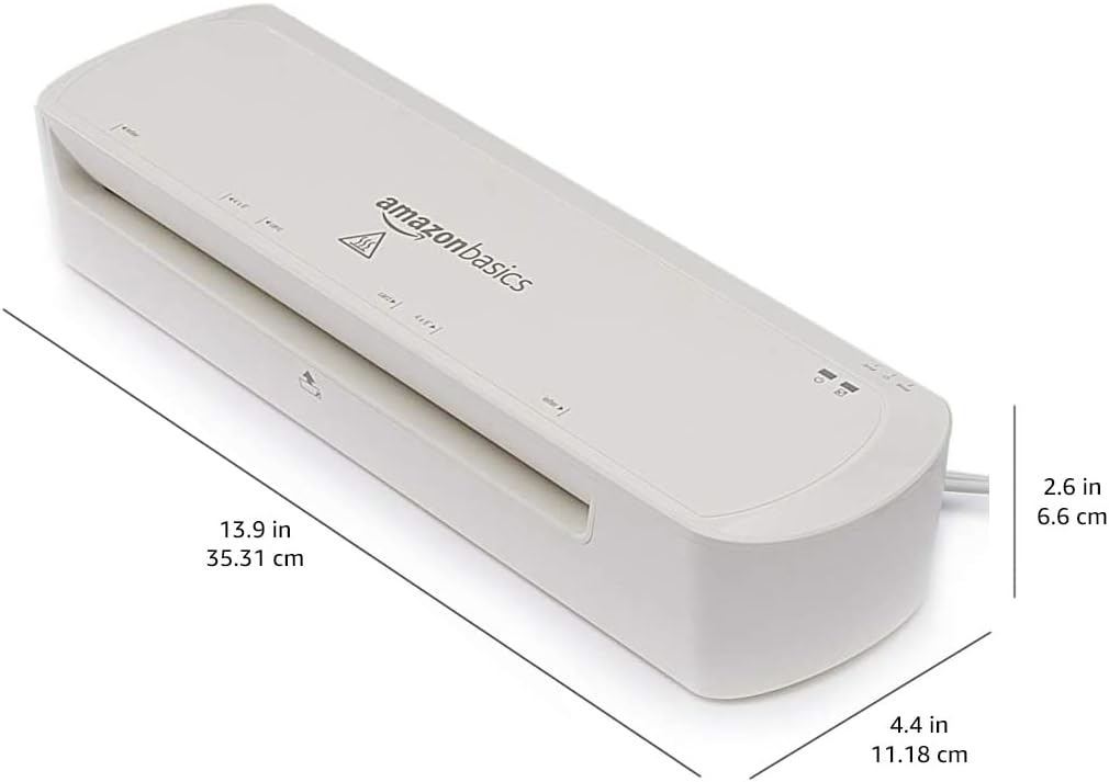Amazon Basics 9-Inch Thermal Laminator Machine: A Simple, Effective Solution