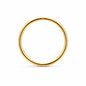 LUCKYJEWUS Small Thin Gold or Sterling Silver Nose Ring Hoop for Women, Tiny Nose Piercing jewelry