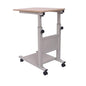 Extendable Rolling Mobility Table Over Bed,Overbed Table - Adjustable Hospital Bed Table with Wheels, Lightweight Bedside Table for Laptops, Versatile Lap Desk, Medical Overbed Tab