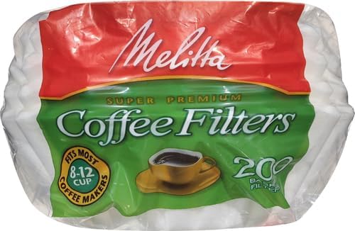 Melitta 629400 Filtertüten Korbfilter 100er Pack im Polybeutel, Grün