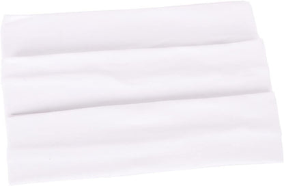 MapofBeauty 3er-Pack Yoga-Stirnbänder, dehnbar, Baumwolle, Haarband, für Sport, Laufen, Training, Fitnessstudio (einfarbig)
