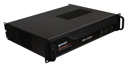 Gemini Professional 1300W 2-Channel Power Amplifier – High-Powered DJ & PA Audio Amp with XLR/RCA Inputs, Bridge Mode, Built-in Protection & Cooling for Live Sound & Installations (XGA-5000)