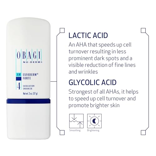 Obagi Medical Nu-Derm Hyperpigmentation Essentials with Clear Fx Cream, Blend Fx Night Cream, & Exfoderm Forte Exfoliator – Brightening & Exfoliating Hyperpigmentation Regimen