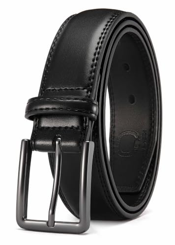 CHAOREN Men's Leather Belt - 1 3/8" Dress Belt for Business & Casual Wear