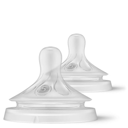 Philips Avent Natural Response Nipples, Extra Slow Flow (Flow 1), 2-pack, SCY961/02