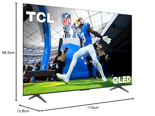 TCL 43-Inch Q6 QLED 4K UHD Smart TV with Fire TV (43Q651F, 2025 Model) Dolby Vision, HDR PRO+, Dolby Atmos, Alexa Built-in with Voice Remote, Apple AirPlay 2 Compatibility, Streaming Television